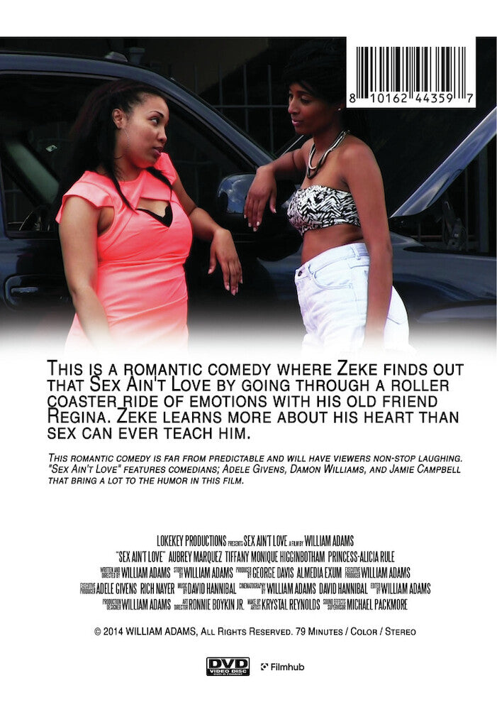 sex ain't love - Back Panel - DVD