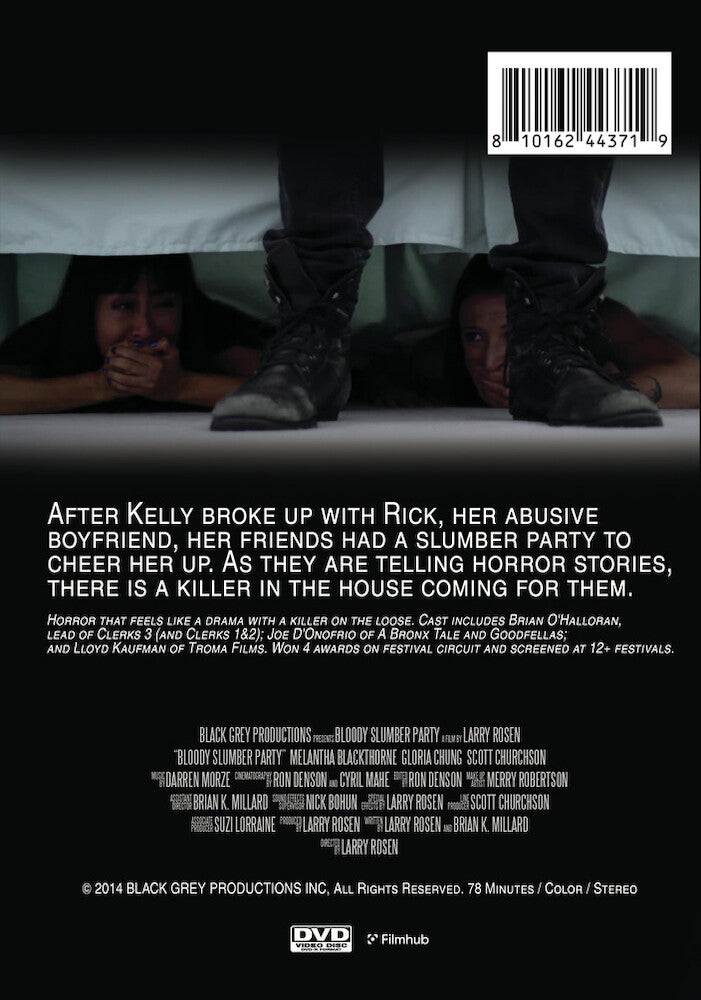 bloody slumber party - Back Panel - DVD