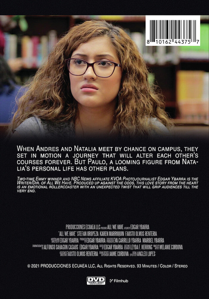 all we have - Back Panel - DVD