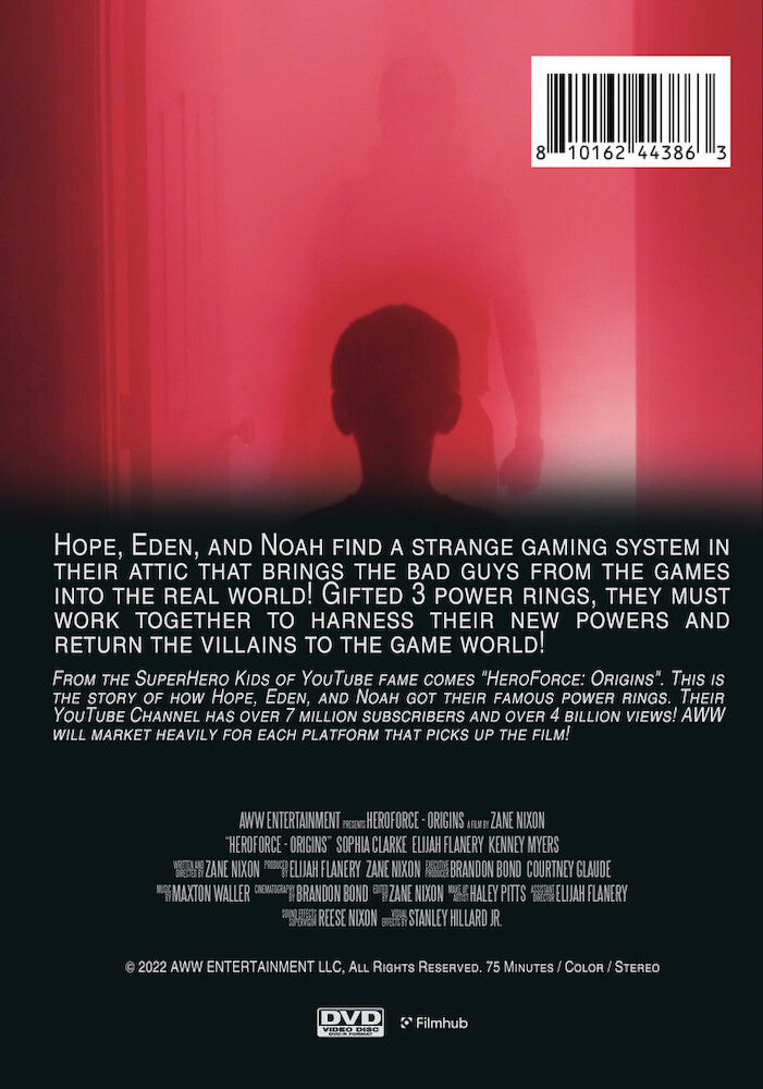 heroforce: origins - Back Panel - DVD