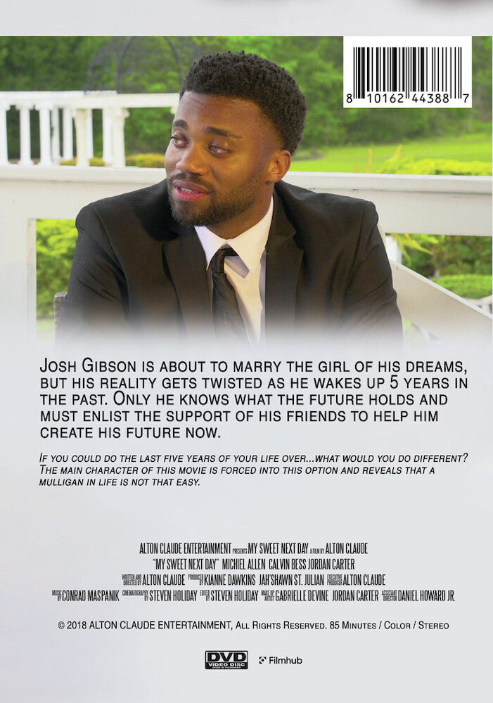 my sweet next day - Back Panel - DVD