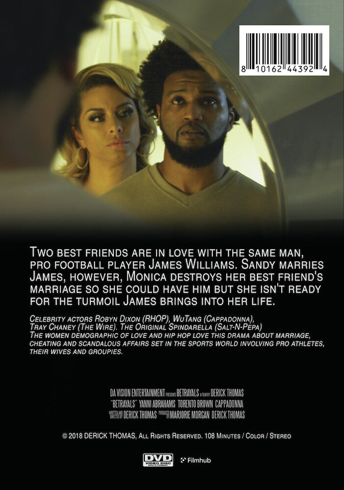 betrayals - Back Panel - DVD