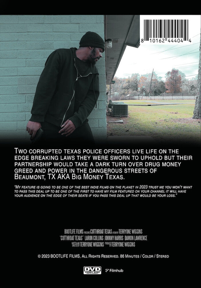 cutthroat texas - Back Panel - DVD