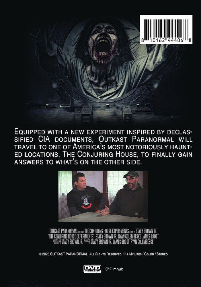 the conjuring house experiments - Back Panel - DVD