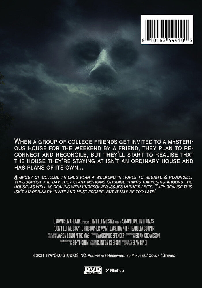 Don't Let Me Stay - Back Panel - 