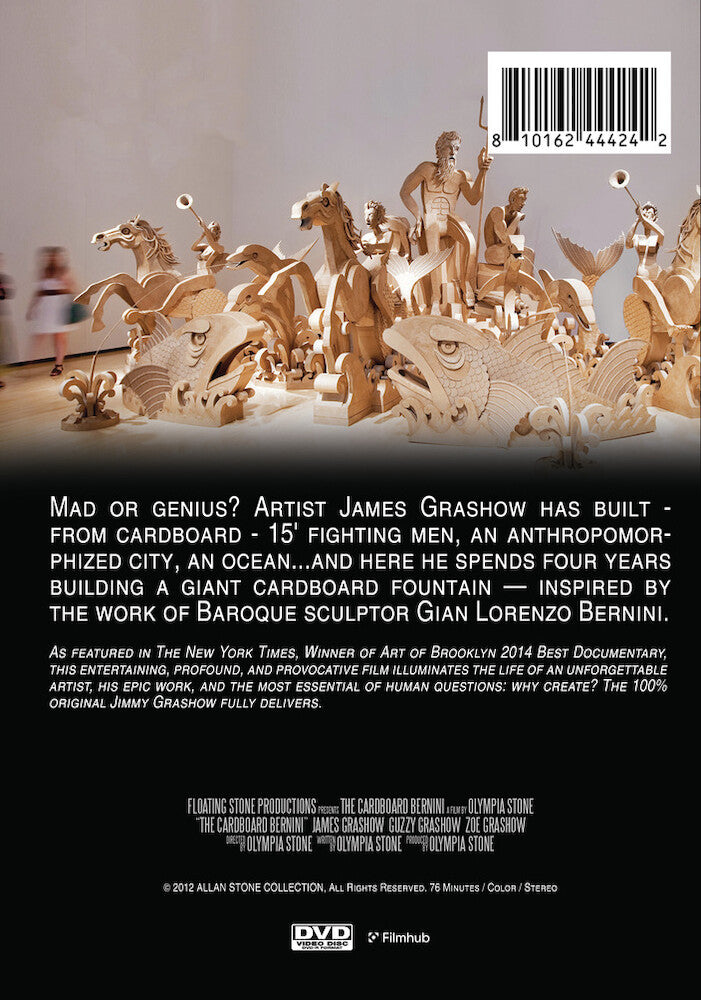 the cardboard bernini - Back Panel - DVD