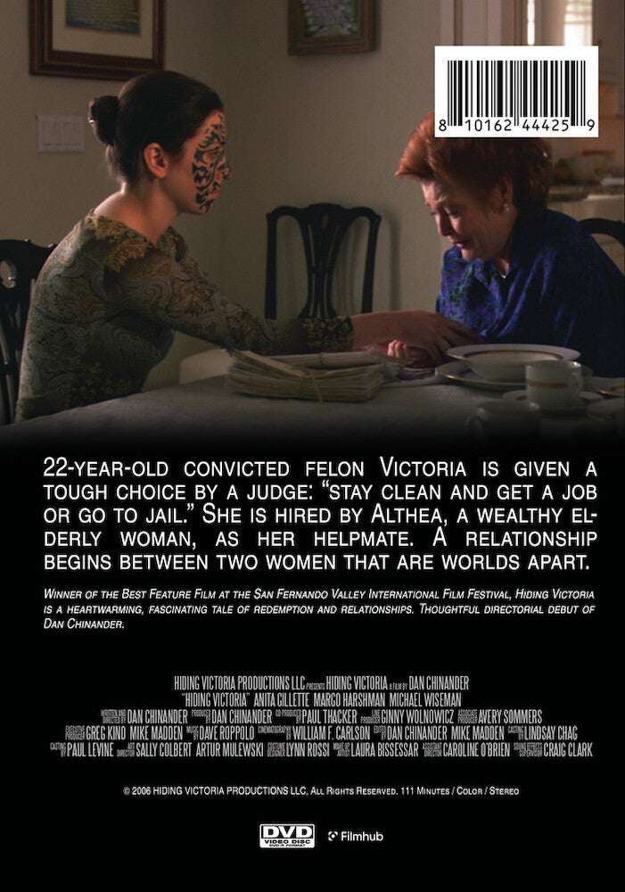 hiding victoria - Back Panel - DVD