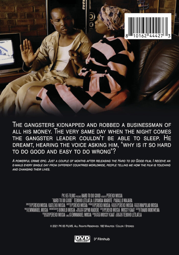 hard to do good - Back Panel - DVD