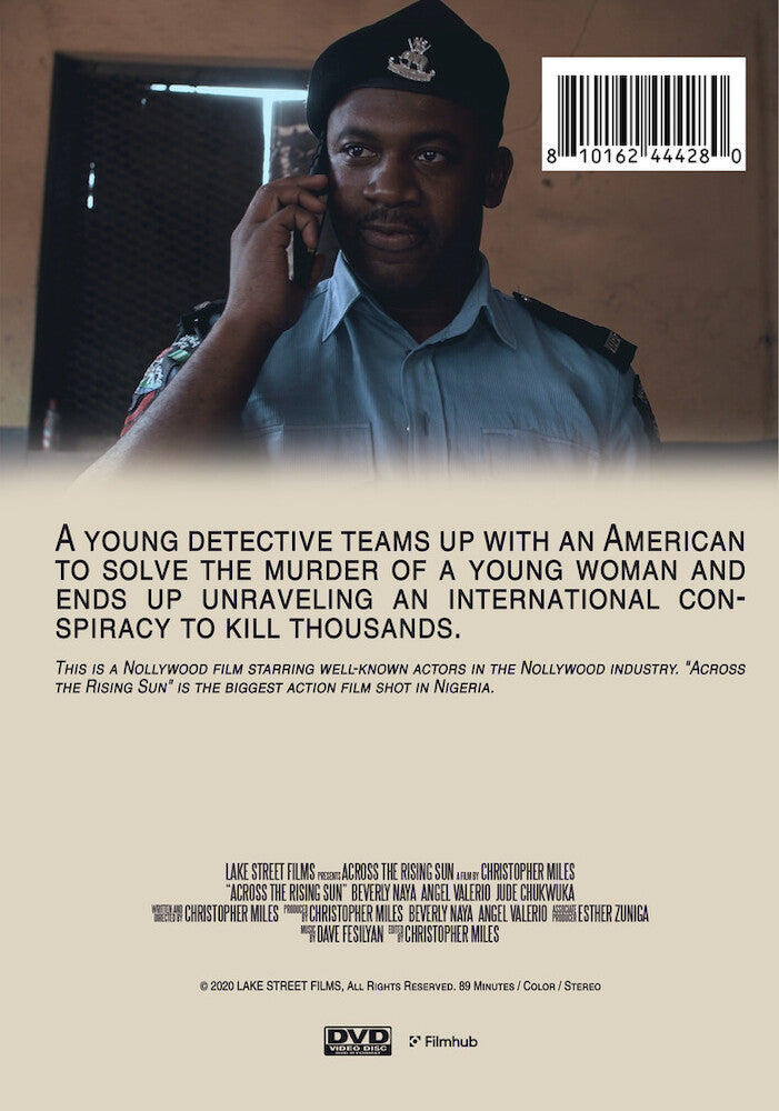 across the rising sun - Back Panel - DVD