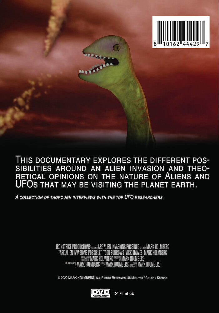 are alien invasions possible? - Back Panel - DVD