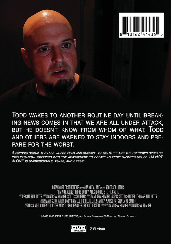 i'm not alone - Back Panel - DVD