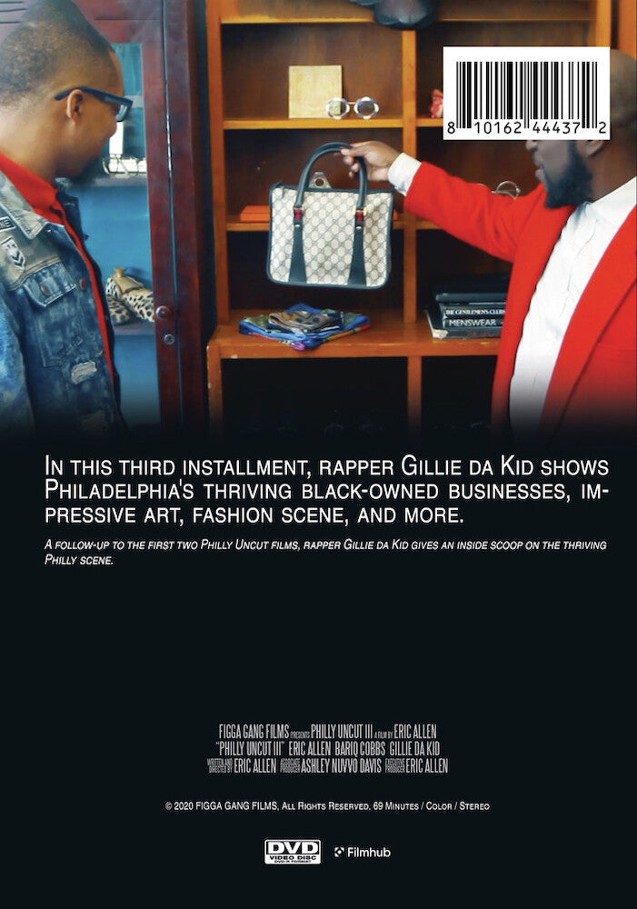 philly uncut iii - Back Panel - DVD