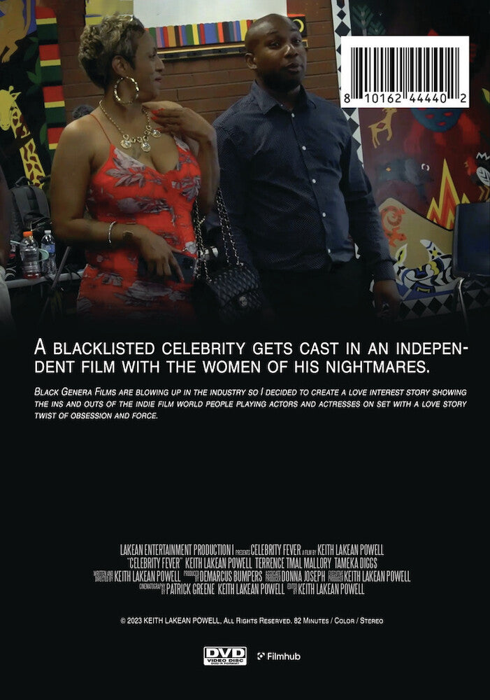celebrity fever - Back Panel - DVD