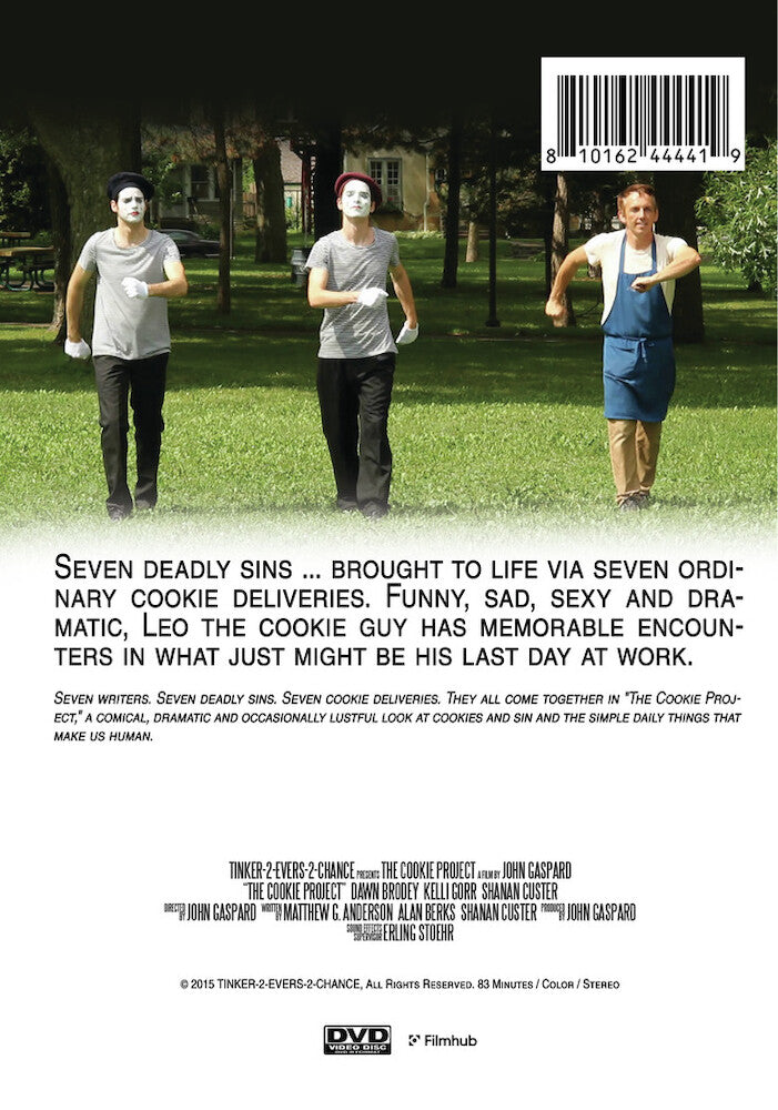 the cookie project - Back Panel - DVD