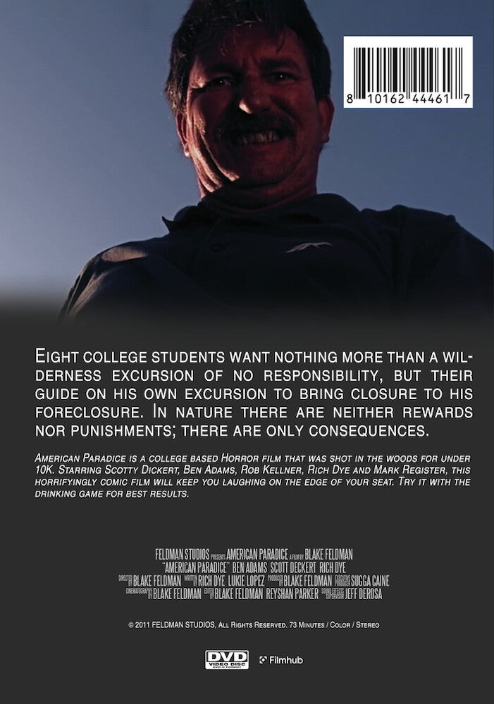 american paradice - Back Panel - DVD