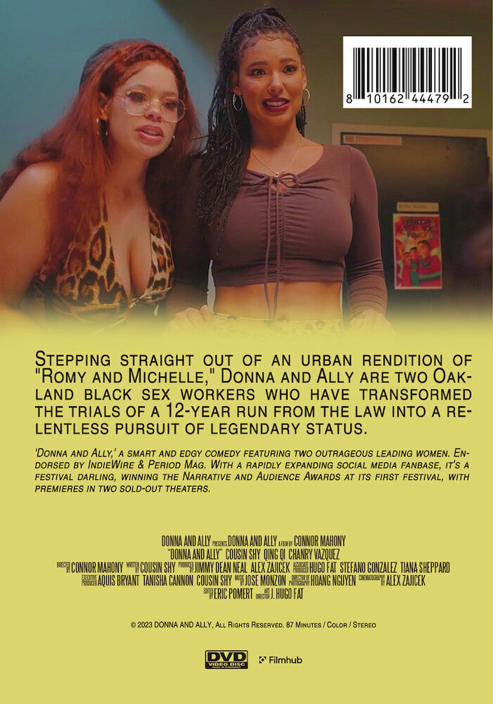 donna and ally - Back Panel - DVD