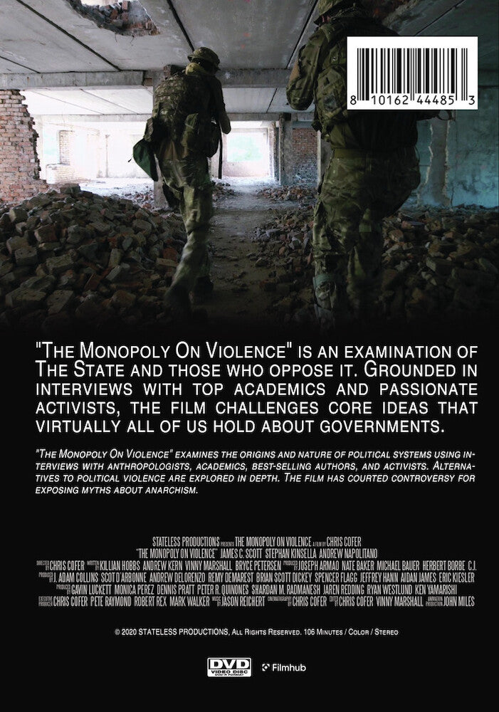 the monopoly on violence - Back Panel - DVD