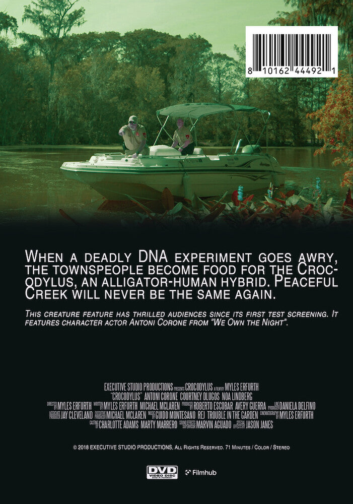 crocodylus: director's cut - Back Panel - DVD