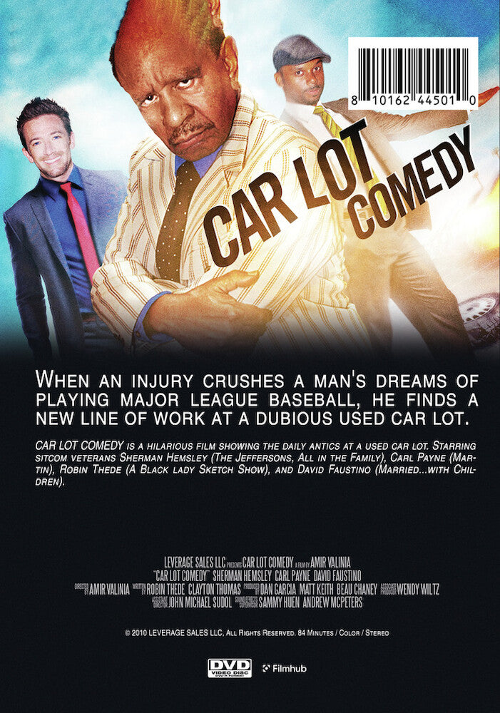 car lot comedy - Back Panel - DVD