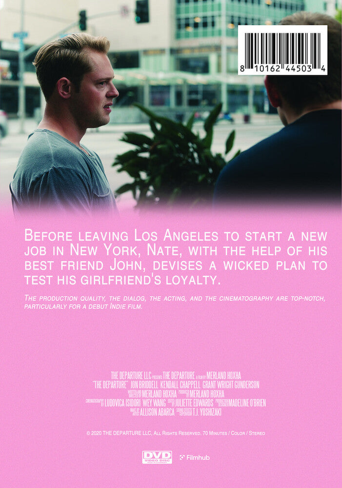 the departure - Back Panel - DVD