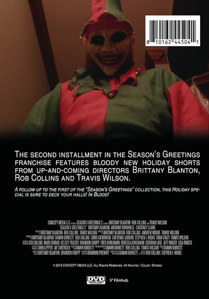 season's greetings 2 - Back Panel - DVD