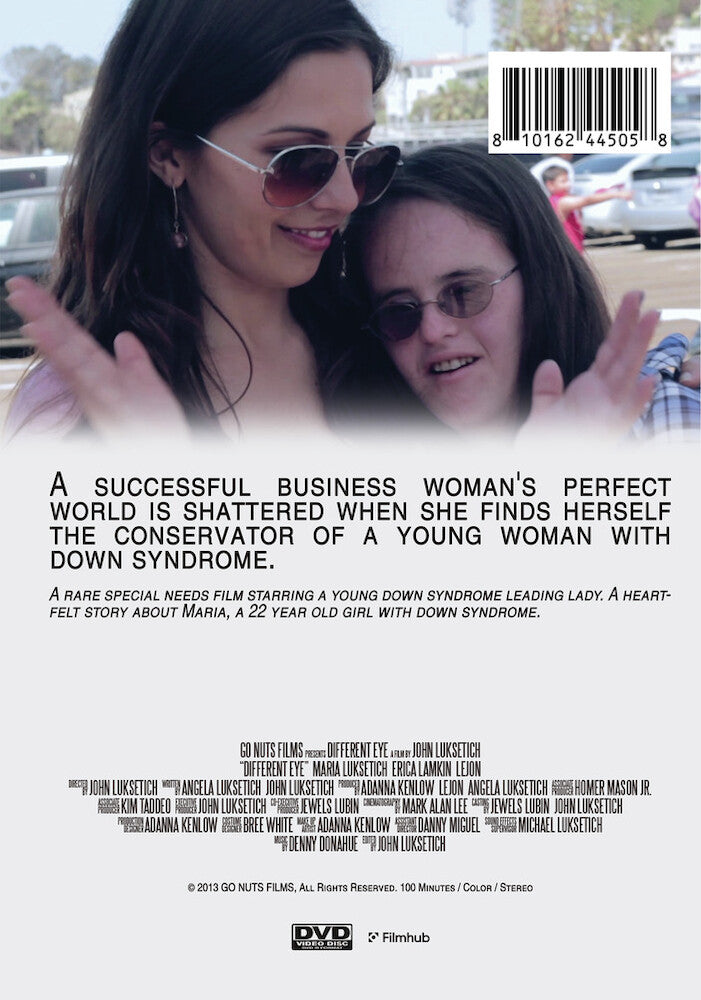 different eye - Back Panel - DVD