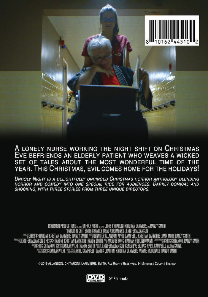 unholy night - Back Panel - DVD