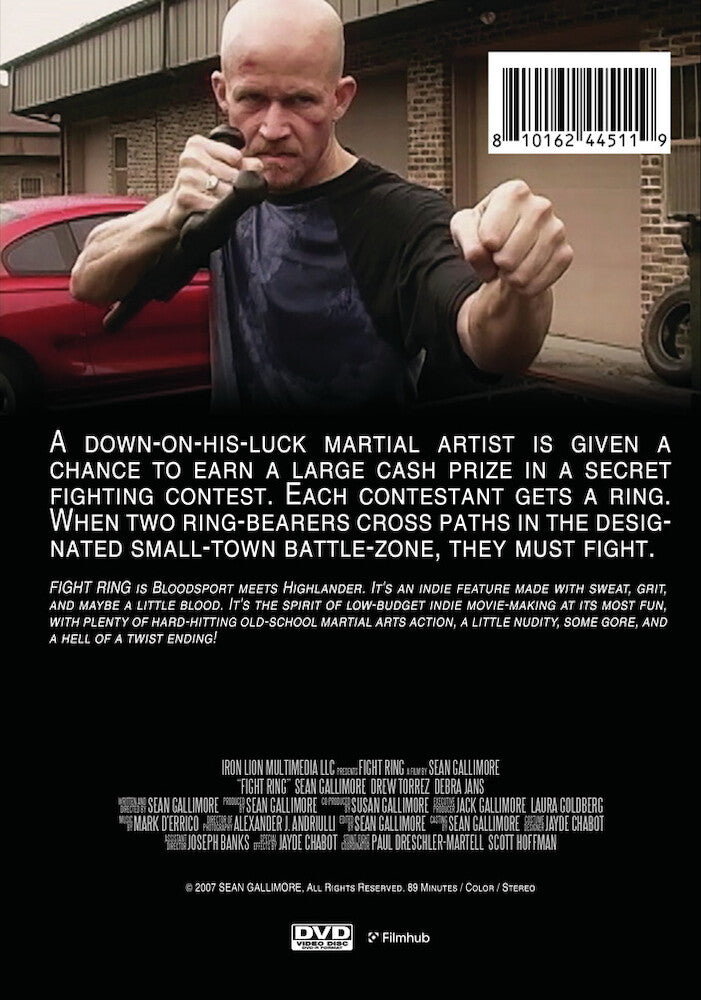 fight ring - Back Panel - DVD