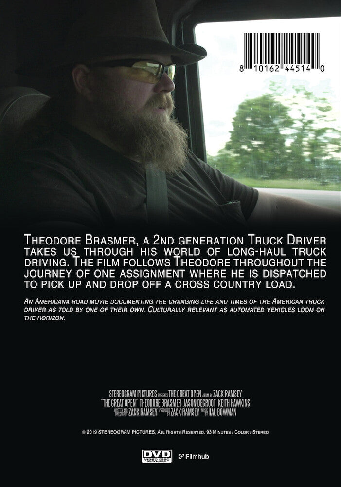 the great open - Back Panel - DVD