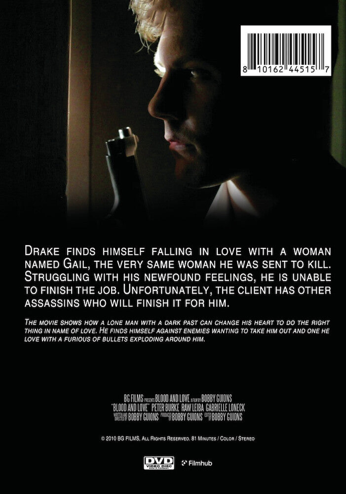 blood and love - Back Panel - DVD
