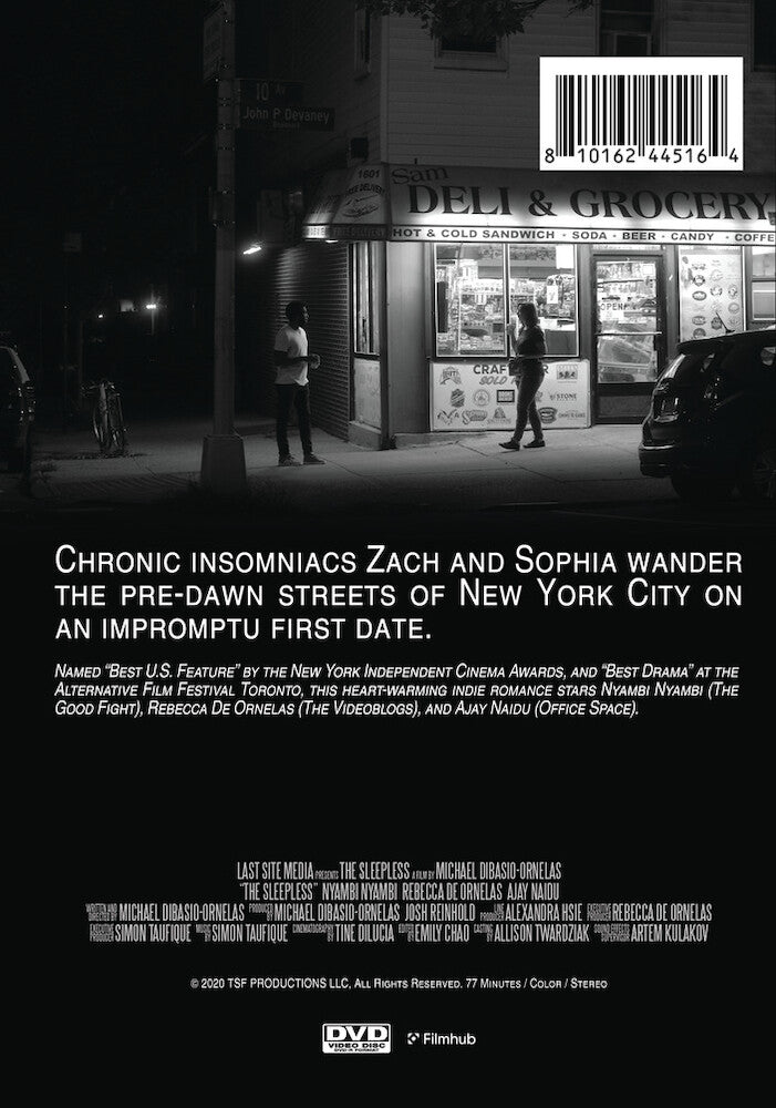 the sleepless - Back Panel - DVD