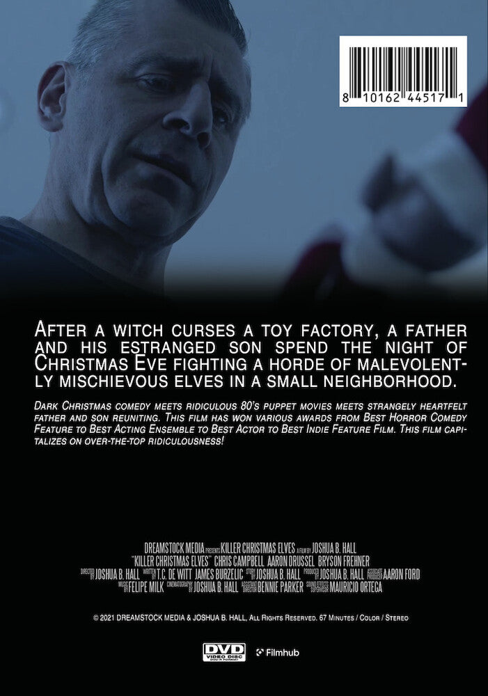 killer christmas elves - Back Panel - DVD