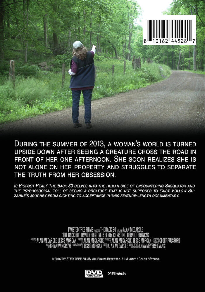 the back 80: a modern day bigfoot encounter - Back Panel - DVD