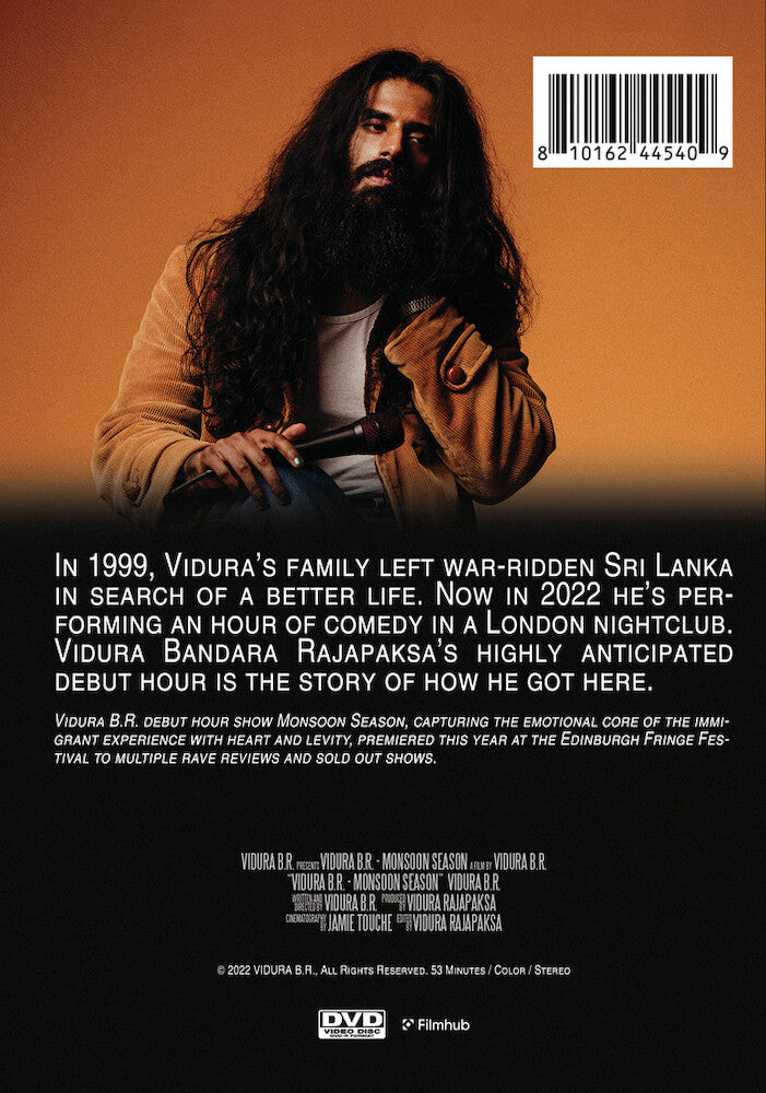 vidura b.r: monsoon season - Back Panel - DVD