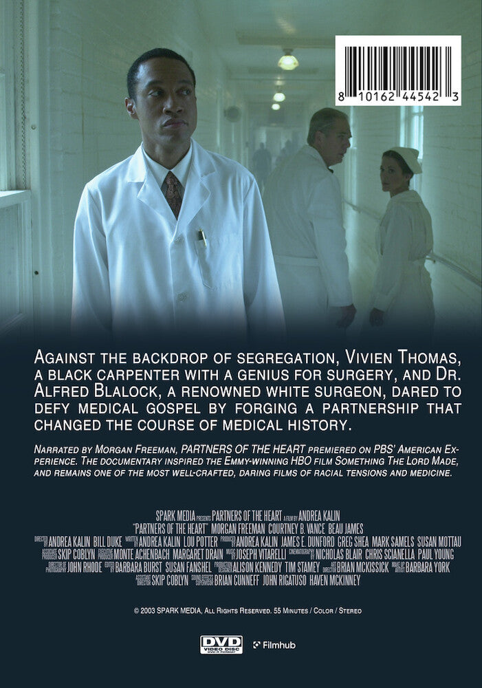 partners of the heart - Back Panel - DVD