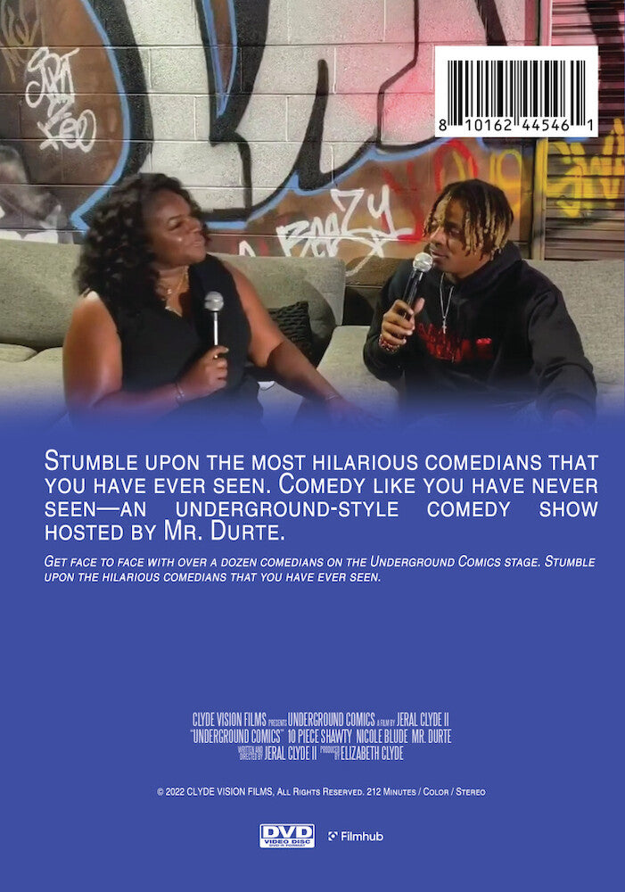 Underground Comics - Back Panel - 