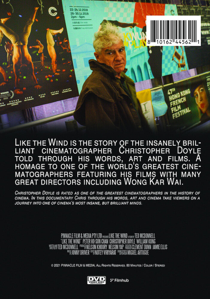like the wind - Back Panel - DVD