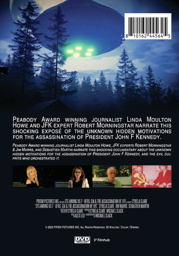 ets among us 7: ufos, cia & the assassination of jfk - Back Panel - DVD