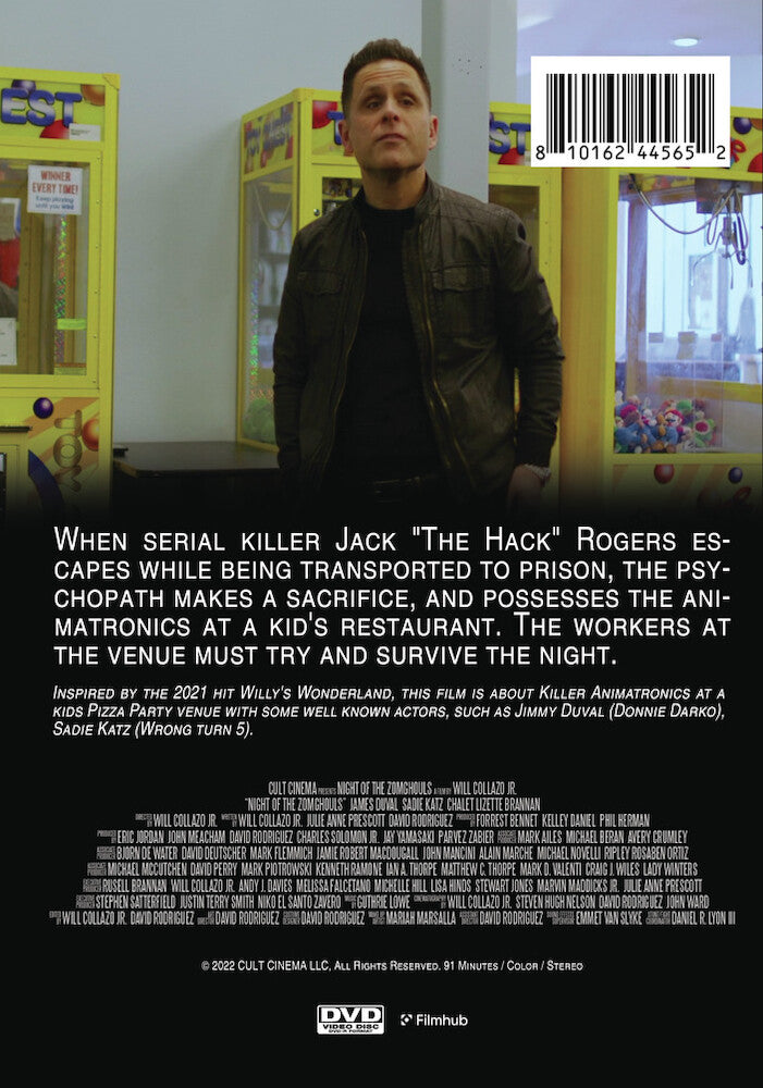 night of the zomghouls - Back Panel - DVD