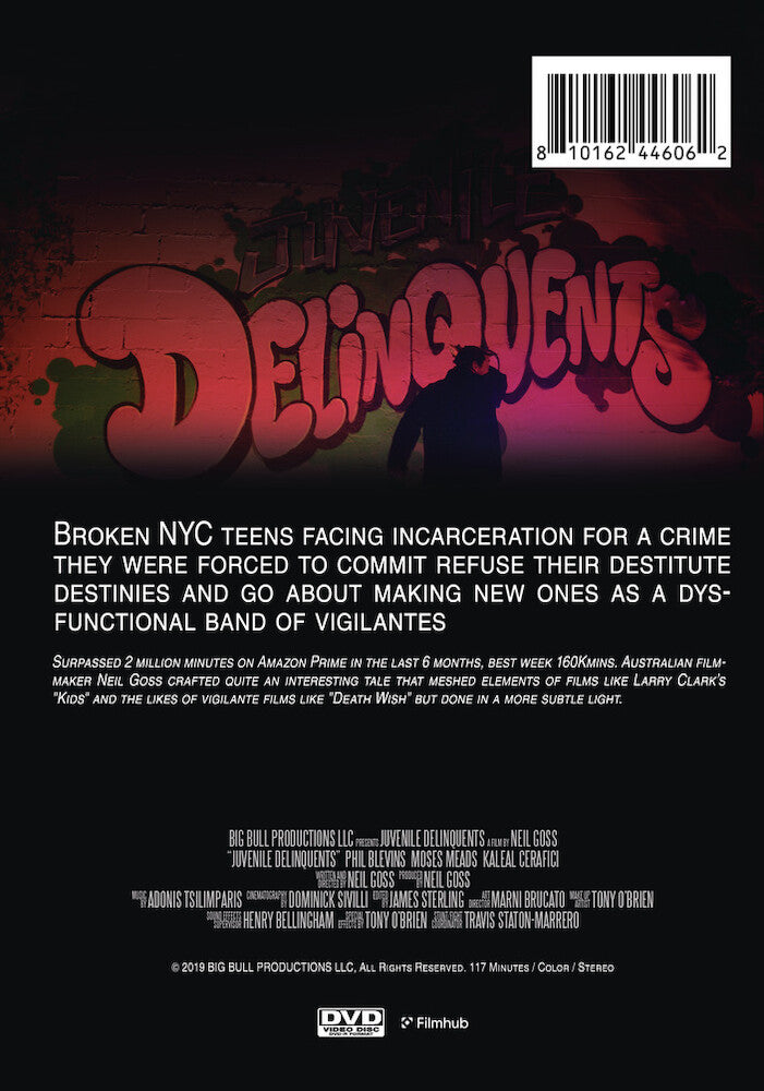 juvenile delinquents - Back Panel - DVD