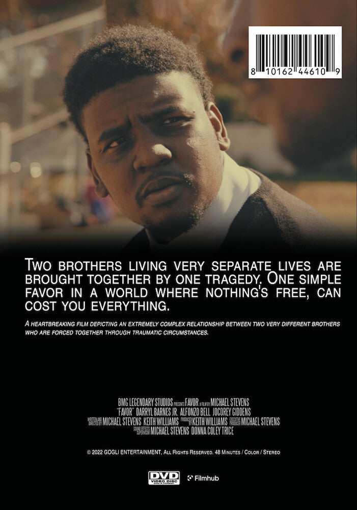 favor - Back Panel - DVD