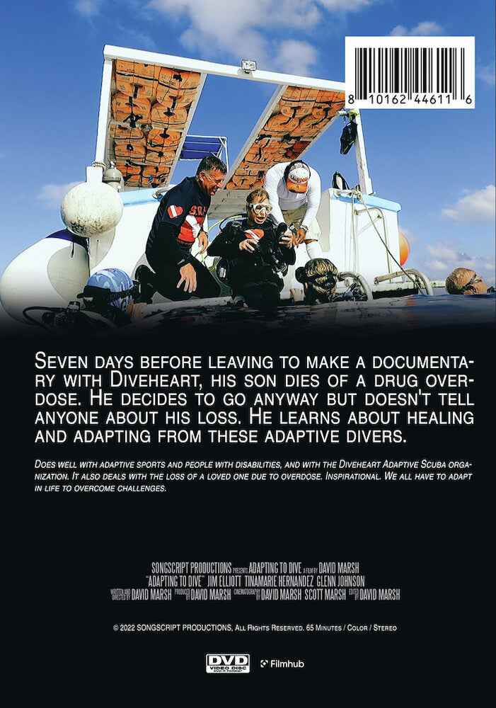 adapting to dive - Back Panel - DVD