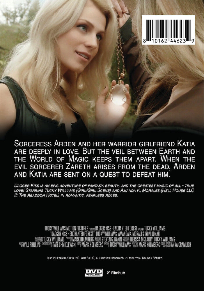 dagger kiss: enchanted forest - Back Panel - DVD
