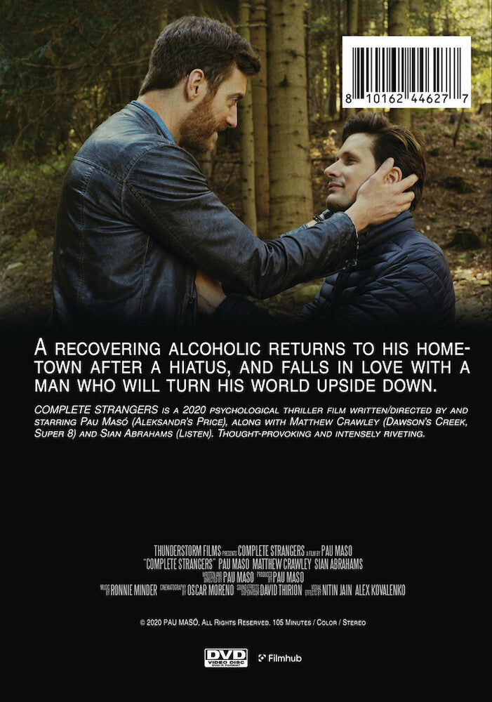 complete strangers - Back Panel - DVD