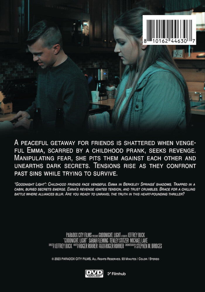 goodnight, light - Back Panel - DVD