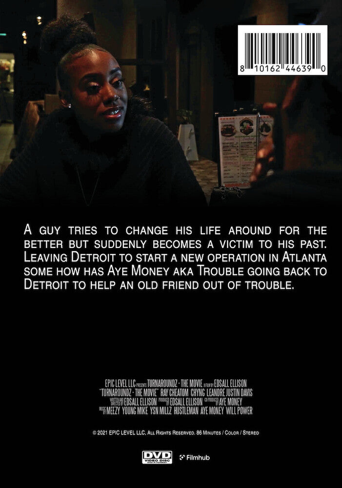 turnaroundz da movie - Back Panel - DVD