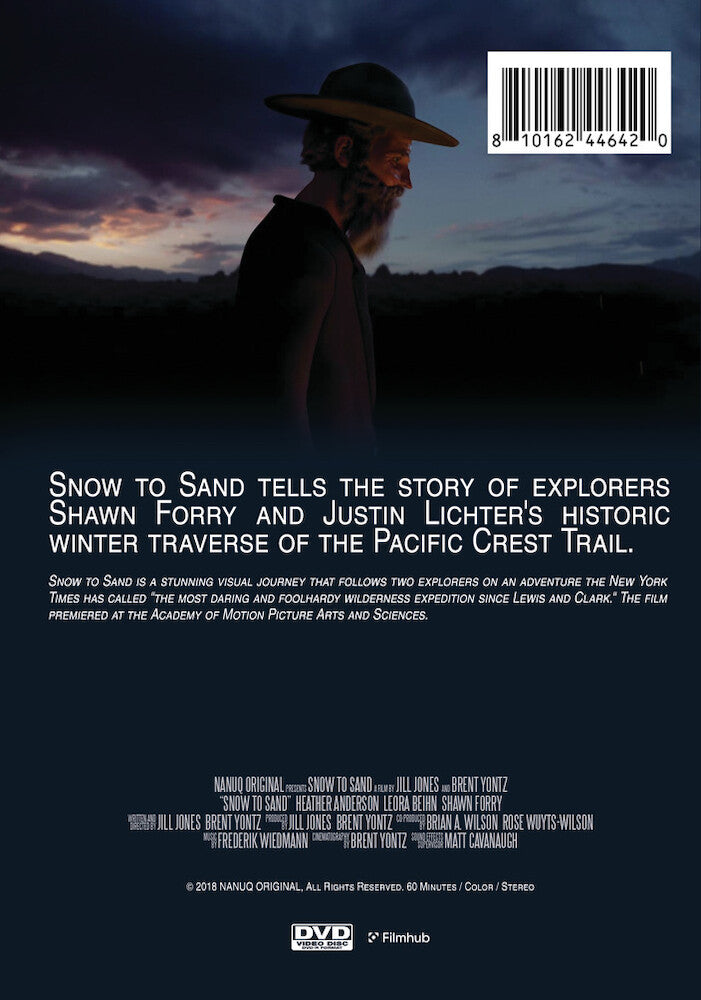 snow to sand - Back Panel - DVD