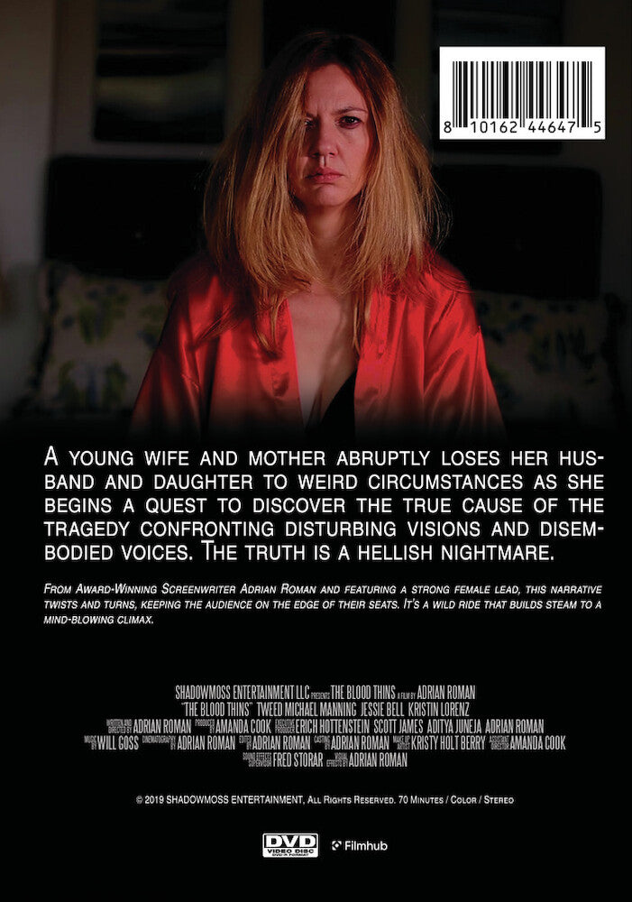 the blood thins - Back Panel - DVD