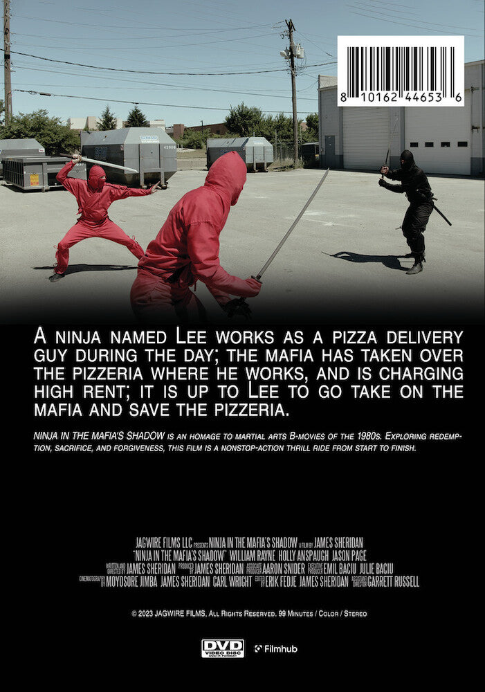 ninja in the mafia's shadow - Back Panel - DVD