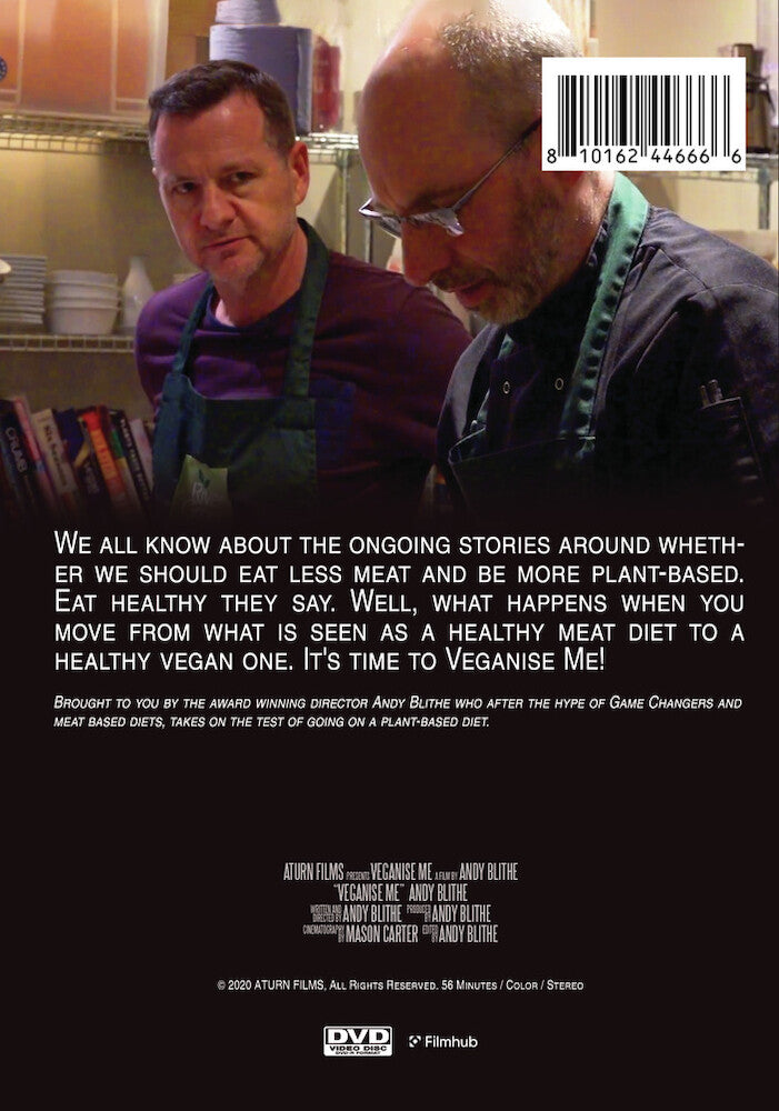 veganise me - Back Panel - DVD